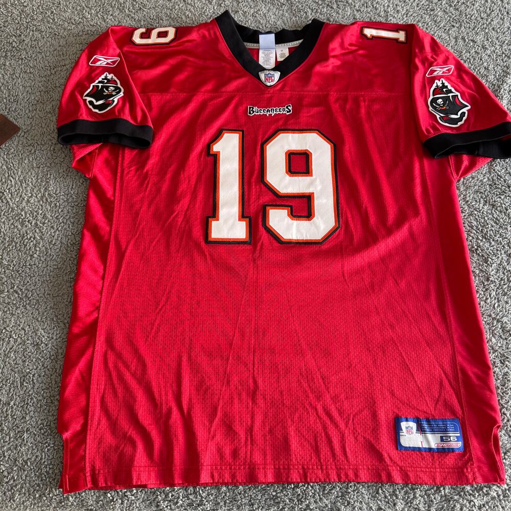 Vintage 100% Authentic Reebok Keyshawn Johnson NFL Tampa Bay Buccaneer Jersey 56